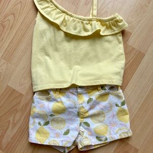 Children’s Place: Shorts & tank, 18-24 mos. plus Carter’s bodysuit, size 18 mos.